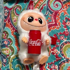 Coca-Cola Plush with Red Can and White Fur